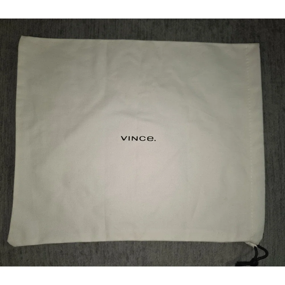 Vince Dust Bag Storage Cover Drawstring Beige 15